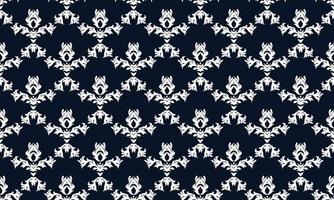 Damask Fleur de Lis pattern vector seamless background wallpaper Fleur de Lis pattern Digital texture Design for print printable fabric saree border.