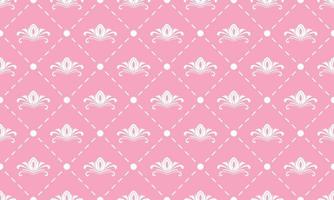 Damask Fleur de Lis pattern origin vector seamless background wallpaper