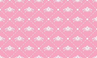 Damask Fleur de Lis pattern origin vector seamless background wallpaper