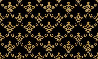 Damask Fleur de Lis pattern seamless vector background wallpaper Fleur de Lis pattern Scandinavian batik Digital texture Design for print printable fabric saree border.