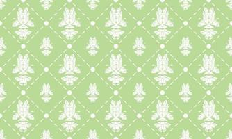 Damask Fleur de Lis pattern meaning vector seamless background wallpaper Fleur de Lis pattern Scandinavian Digital texture Design for print printable fabric saree border.
