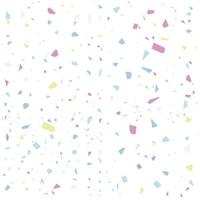 terrazzo tile pattern Realistic raster texture of mosaic floor with natural stones, granite, marble, quartz, colorful glass, concrete. Trendy repeat design in pink, white and green color vector