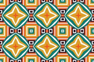 Kente Cloth African Fabric Vector Seamless Pattern Traditional ethnic oriental design for the background. Folk embroidery, Indian, Scandinavian, Gypsy, Mexican, African rug, wallpaper.