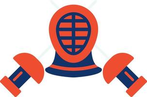 Fencing Creative Icon Design vector