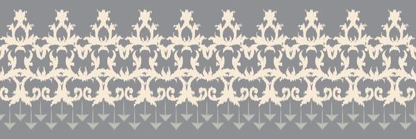 Ikat floral tribal color Seamless Pattern. Ethnic Geometric Batik Ikkat Digital vector textile Design for Prints Fabric saree Mughal brush symbol Swaths texture Kurti Kurtis Kurtas
