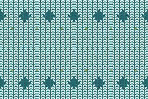 Vector illustration crochet stitches fair isle pattern background for fashion textiles, knitwear and graphics.