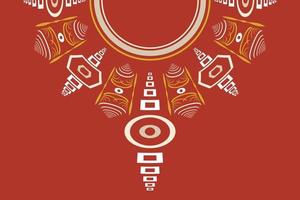 Simple kurti Neck Design Vector Motif Embroidery Simple kurti Neck Design Vector Tatreez template Brocade kurta Aztec style embroidery abstract Simple kurti Neck . design for texture,