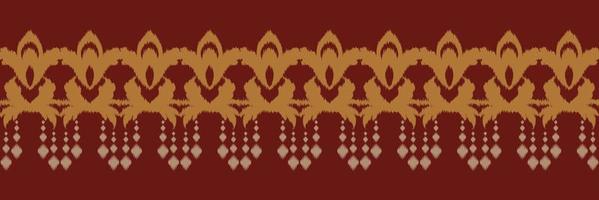 Batik Textile Motif ikat seamless pattern digital vector design for Print saree Kurti Borneo Fabric border brush symbols swatches cotton