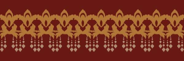 Batik Textile Motif ikat seamless pattern digital vector design for Print saree Kurti Borneo Fabric border brush symbols swatches cotton