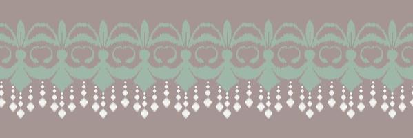 Ikat floral tribal African Seamless Pattern. Ethnic Geometric Batik Ikkat Digital vector textile Design for Prints Fabric saree Mughal brush symbol Swaths texture Kurti Kurtis Kurtas