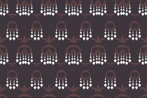 Ikkat or ikat background batik textile seamless pattern digital vector design for Print saree Kurti Borneo Fabric border brush symbols swatches stylish