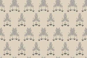 Ikkat or ikat design batik textile seamless pattern digital vector design for Print saree Kurti Borneo Fabric border brush symbols swatches stylish