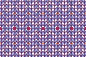 Vector illustration knitted pattern texture vector seamless pattern.