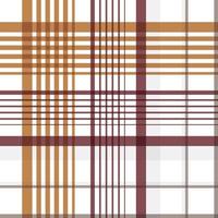 La textura del diseño del patrón de cuadros escoceses es una tela estampada que consta de bandas entrecruzadas, horizontales y verticales en varios colores. los tartanes se consideran un icono cultural de Escocia. vector