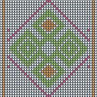 Knitting patterns which yarn is manipulated to create a textile or fabric. It is used to create many types of garments. Often used for Scarf afghans Ravelry Lace vector