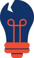 Bulb Creative Icon Design vector