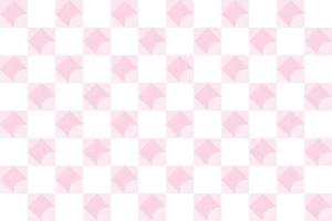 Modern Checker Pattern Fabric is surrounded on all four sides by a checker of a different colour. vector