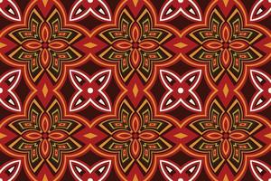 tela kente auténtica africana patrón tribal sin costuras diseño oriental étnico tradicional para el fondo. bordado popular, indio, escandinavo, gitano, mexicano, alfombra africana, papel tapiz. vector