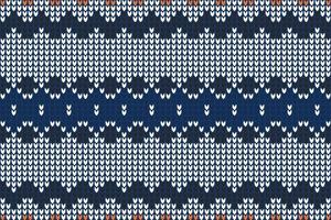 knitting pattern is crocheted with multi-colored threads. Acrylic baby yarn vector
