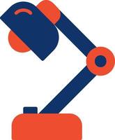 Desk Lamp Creative Icon Design vector