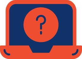 Question Mark Creative Icon Design vector