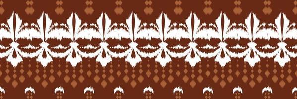 patrón sin costuras de arte tribal floral ikat. étnico geométrico ikkat batik vector digital diseño textil para estampados tela sari mughal cepillo símbolo franjas textura kurti kurtis kurtas