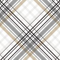 El tejido de diseño de cuadros es una tela estampada que consta de bandas entrecruzadas, horizontales y verticales en varios colores. los tartanes se consideran un icono cultural de Escocia. vector