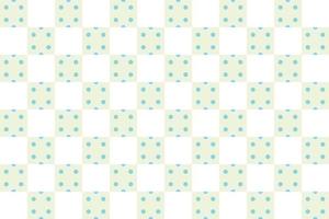 Geometric Checkers Pattern Vector Images is surrounded on all four sides by a checker of a different colour.