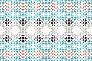 crocheted Texture of crocheted fabric. vector