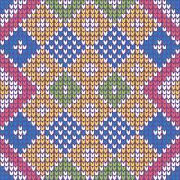 muy hermosos patrones de tejido de manta en los que el hilo se manipula para crear un textil o tela. se utiliza para crear muchos tipos de prendas. a menudo se usa para bufandas afganas ravelry lace vector