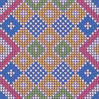 Very Beautiful Blanket knitting patterns which yarn is manipulated to create a textile or fabric. It is used to create many types of garments. Often used for Scarf afghans Ravelry Lace vector