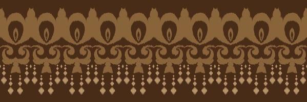 textil batik filipino ikat patrón sin costuras diseño vectorial digital para imprimir saree kurti borde de tela símbolos de pincel muestras ropa de fiesta vector