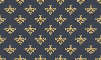 Damask Fleur de Lis background vector seamless pattern background wallpaper Fleur de Lis pattern African Digital texture Design for print printable fabric saree border.