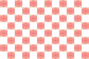 Geometric The Checkerboard Pattern is a pattern of modified stripes consisting of crossed horizontal and vertical lines which form squares. vector