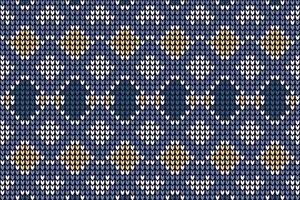 crochet pattern knitted fabric as background. vector