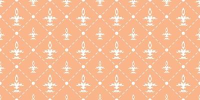 Damask Fleur de Lis pattern meaning vector seamless background wallpaper Fleur de Lis pattern African Digital texture Design for print printable fabric saree border.