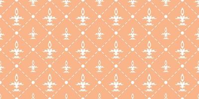 Damask Fleur de Lis pattern meaning vector seamless background wallpaper Fleur de Lis pattern African Digital texture Design for print printable fabric saree border.