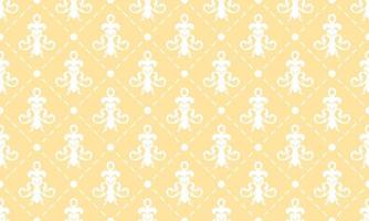 Damask Fleur de Lis pattern origin vector seamless background wallpaper Fleur de Lis pattern Scandinavian batik Digital texture Design for print printable fabric saree border.