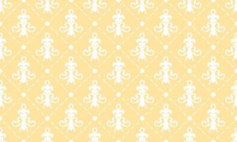 Damask Fleur de Lis pattern origin vector seamless background wallpaper Fleur de Lis pattern Scandinavian batik Digital texture Design for print printable fabric saree border.