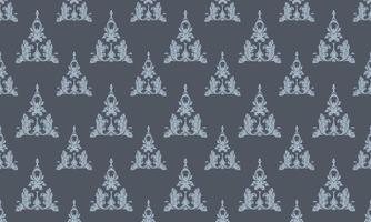 Damask Fleur de Lis patterns vector seamless background wallpaper Fleur de Lis pattern Digital texture Design for print printable fabric saree border.