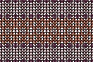 knitted pattern knitted fabric as background. vector