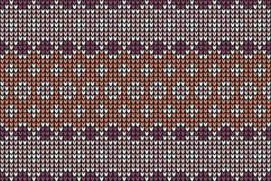 knitted pattern knitted fabric as background. vector