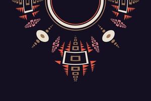 Modern Kurti Neck Design Vector Motif Simple Palestinian embroidery patterns Ombre Pattern digital artwork textile print on fabric, Illustration