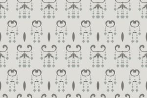 Ikkat or ikat frame batik textile seamless pattern digital vector design for Print saree Kurti Borneo Fabric border brush symbols swatches designer