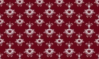 Damask Fleur de Lis border vector seamless pattern background wallpaper