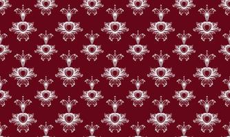 Damask Fleur de Lis border vector seamless pattern background wallpaper