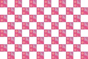 Modern Checker Pattern Fabric is a pattern of modified stripes consisting of crossed horizontal and vertical lines which form squares. vector