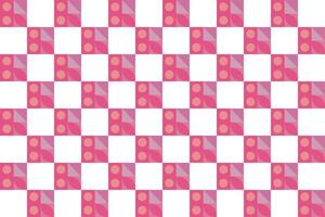 Modern Checker Pattern Fabric is a pattern of modified stripes consisting of crossed horizontal and vertical lines which form squares. vector