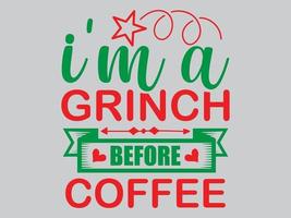 Grinch T Shirt Design File vector