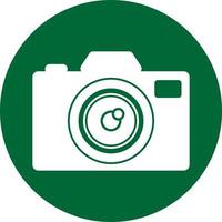 Camera Glyph Icon vector